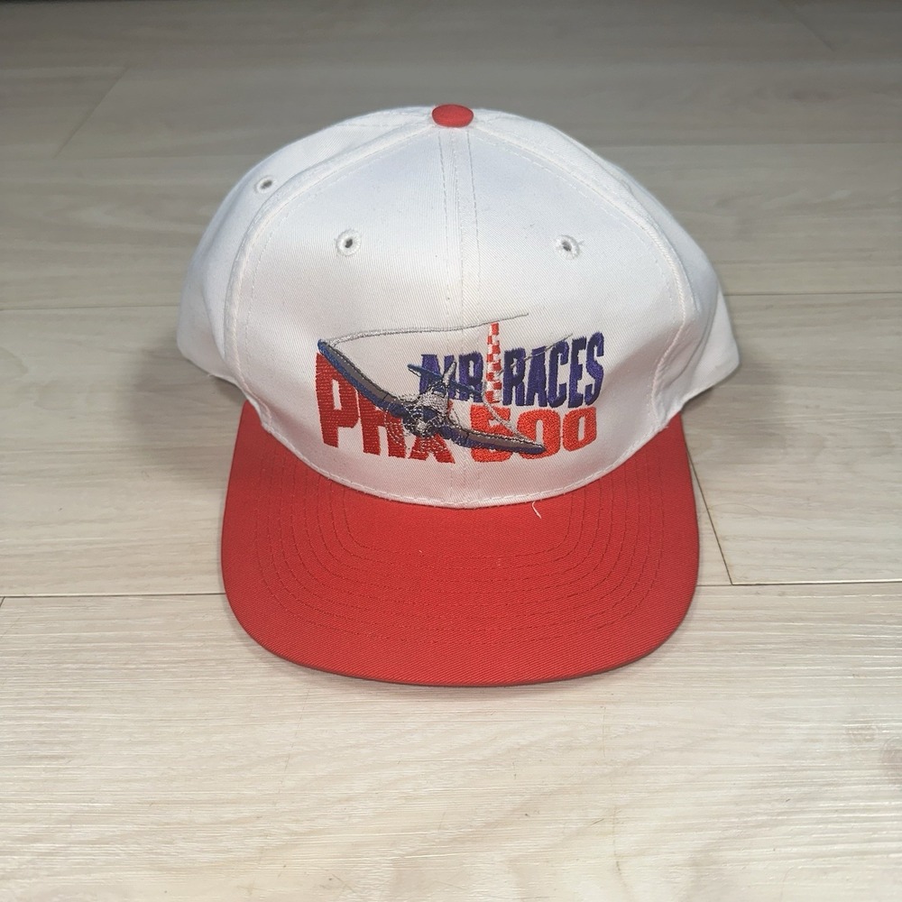 Vintage Air Races Phoenix Arizona 500 Racing Snapback Hat White Otto 1995 Cap